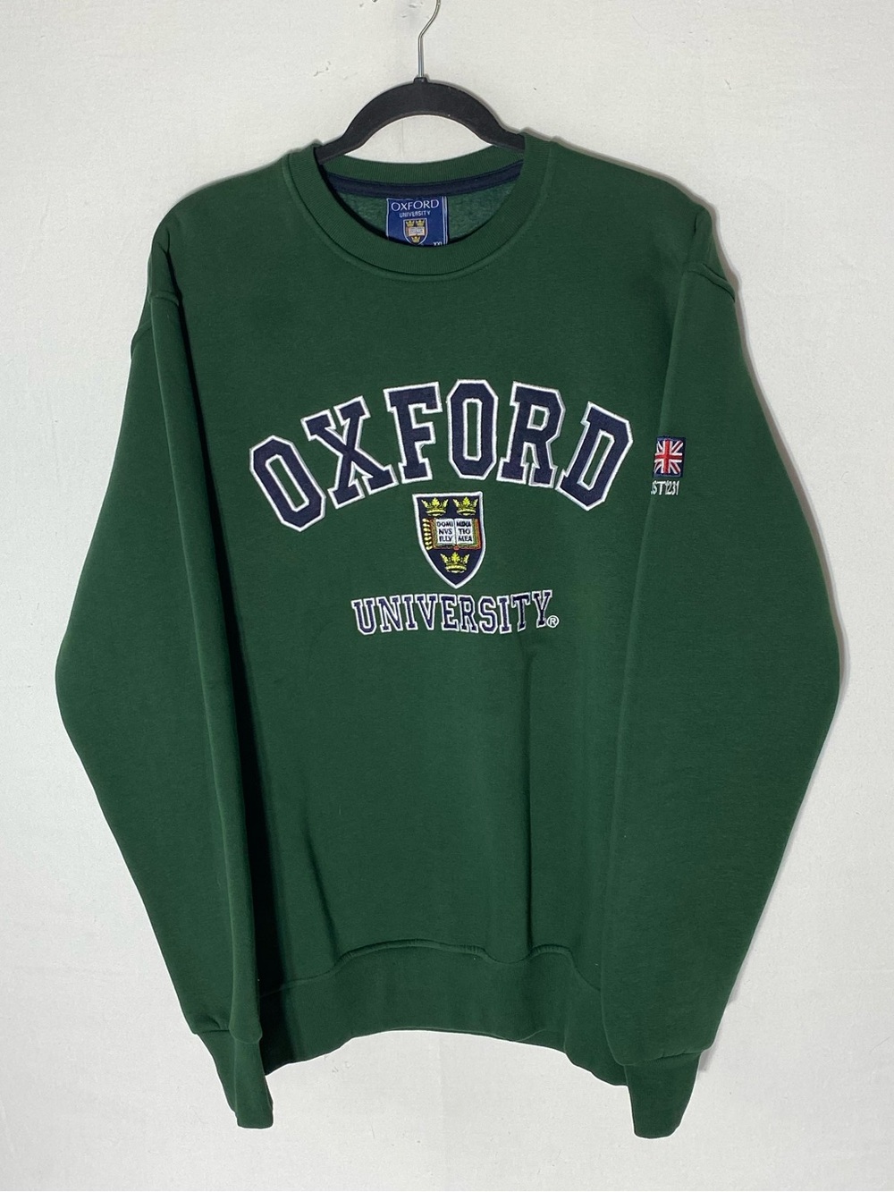 Official Licensed Oxford University Green Crewneck Sweatshirt XXL Academia